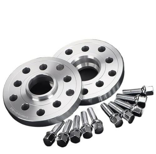 Spurverbreiterung Für Golf Für Bora Für Polo Für Jetta CC 2-teiliger Geschmiedeter Spurverbreiterung-Adapter Für VW PCD 5x100 & 5x112 CB 57.1 Autos Spurverbreiterunge(2X 12mm)