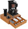 Wood Coffee Pod Holder for Nespresso,Coffee Capsule Holder Drawer,Nespresso pod storage coffee pod stand for Countertop,Coffee Pod Holder Tea Bag Storage with Phone holder and keys