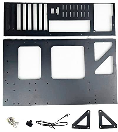 Kingke Mining Rig Rahmen Für GPU Aluminium Open Miner Mining Rahmen Rig Fall Unterstützung Grafikkarte Isolierung