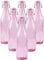 KWARE Vintage Style Glass Bottles 1 Litre Swing Top Bottles - Ideal for Domestic or Commercial Use - Fill with Water, Wine, Liquor, Oil, Beer, Schnapps or Cordials (PINK)