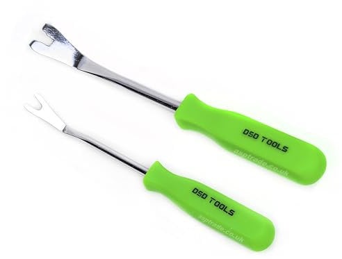 DSD TOOLS 2pc Car Door Trim Remover & Interior Trim Clip Popper DS1248