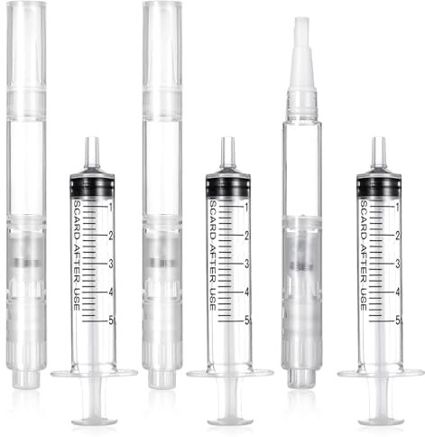 Gjinxi Lot de 6 stylos de retouche de peinture rechargeables, applicateur de précision pour murs, fonctions, armoire, bois, sol, fenêtres, applications multiples