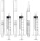 Gjinxi Fillable Touch Up Paint Pen, 6PCS Refillable Paint Brush Pens, Precision Applicator for Walls, Funiture, Cabinet, Wood, Floor, Windows, Multiple Applications Touch-Up Paint Brushes