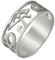 EUEAVAN Ankh Kreuz Ring Schlüssel des Lebens Auge des Horus Altägyptisches Symbol Schutz Amulett Schmuck Religion Geschenk für Frauen Männer (silber, 6)