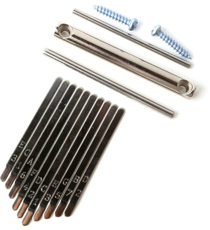 Kalimba Daumenklavier-Ersatztasten, 10 Tasten, DIY-Zubehör-Set