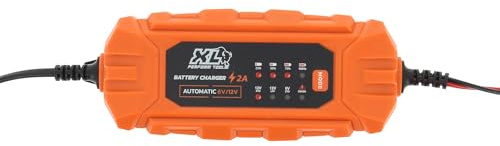XL Perform Tools 553995 Chargeur de Batterie de Petite Cylindrée 6V/12V 2A, Chargeur de Batterie Intelligent Compact, Maintien de Charge