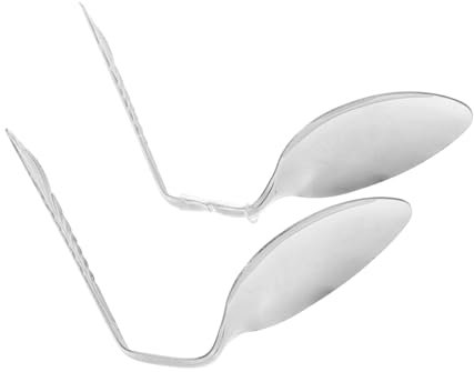 Sosoport 2 Stück Mind Bend Löffel Zaubertricks Magische Requisiten für Nahaufnahme Aufführungen Leicht zu Erlernen Langlebig aus Illusion für Unterhaltung