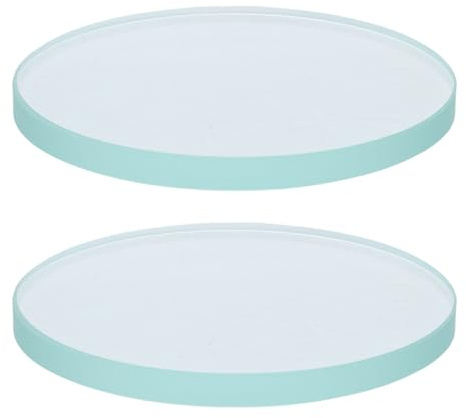 LOLIPPYY 2 Stück Glasabdeckung für Wasserzähler 76mm Gehärtetes Sicherheitsglas Transparente Runde Ersatzscheibe für Wasserstandsanzeige Allgemein Kompatibel Kratzfest und