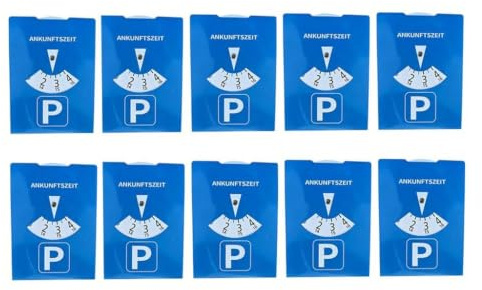 Domicubes Parkscheibe Auto Pappe 10 Stueck 11x15 cm Parkuhr Auto Parkscheiben Parking Disc Parkscheibe Parkuhr Auto Auto Parkscheibe Parkscheibe Motorrad Parkscheibe Pappe Blau Standard Format