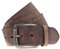 Vanzetti Gürtel, Unisex Ledergürtel, gewachst, 45 mm breit, hellbraun, 95 cm
