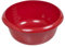 8 Litre Round Glitter Red Washing Up Bowl Plastic Dish Caddy