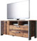 Newfurn TV Board Betonoptik Dunkelgrau Old Wood TV Lowboard Vintage Indurstrial - 141,7x63,9x52,3 cm (BxHxT) - TV Schrank Fernsehtisch Rack - Wohnzimmer Schlafzimmer