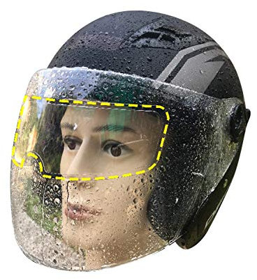 WanBeauty Helmet Shield Anti Fog Film Universal Motorcycle Motorbike Helmet Visor Lens Anti-Fog Clear Film Sticker 235x80mm