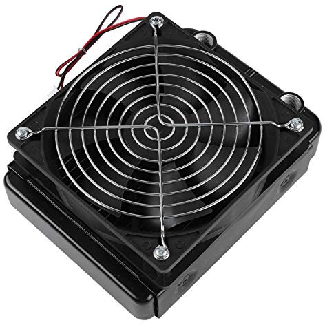 Socobeta Radiatore di Raffreddamento ad Acqua Compatto in Alluminio Puro Resistente Facile da Usare per la CPU del Computer(120mm)