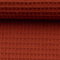 MAGAM-Stoffe Ella Waffel Stoff 100% Baumwollstoff Oeko-Tex Meterware 50cm (06. Terracotta)