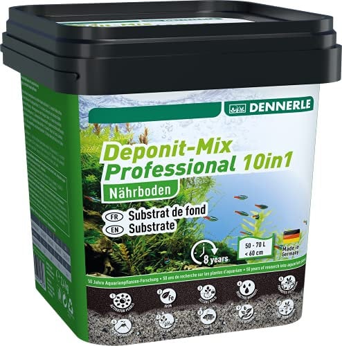 Dennerle Deponit-Mix Professional 10in1-2,4 kg Multi-Mineral Nährboden für Aquarien