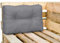 Royal Schneider Rückenkissen Palettenkissen Set Palettensofa Palettenpolster - 1x Rückenkissen (60x40cm), Farbe - Grau