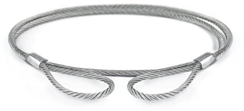 Seiletech.de Stahlseil mit Ösen | Stahl verzinkt | DIN EN 13414-1 | 5 mm | 5 Meter | Schlaufenseil | Drahtseil mit Schlaufen | Hebeseil | Anschlagseil