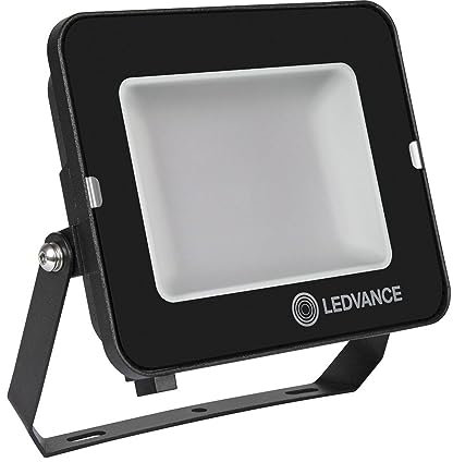 Ledvance Projecteur LED Compact Noir 50W 5000lm 100D - 865 Lumière du Jour | IP65 - Symétrique