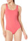 Amazon Essentials Maillot de Bain Une pièce à Couverture complète (Grandes Tailles Disponibles) Femme, Rose Saumon, 38