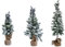Weihnachtsbaum im Jute Sack beschneit in 3 Größen verfügbar (60 cm)