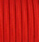 Cavo in tessuto rosso [3 x 1,5] 3 metri, 3 m, cavo in tessuto, cavo per lampada, cavo in tessuto 3G1,5