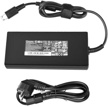 Caricabatterie USB 240W per MSI GE76 GE66 GP76 GP66 GS77 MS-17K3 A20-240P2A A240A007P S93-0409410-C54 MSI 240W Alimentatore