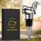 LKKCHER Dachshund Wine Stopper, Wine Gifts for Men Dad Women Sausage Dog Lovers, Bottle Stoppers for Wine Champagne, Birthday Gifts, Dark Silver