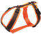 ANNYX Brustgeschirr Protect - Leuchtorange/braun Gr. M
