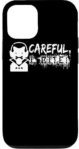 Hülle für iPhone 15 Careful I Bite - Vampir Halloween Lustig
