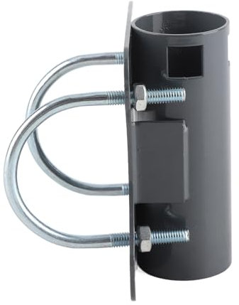 Support de Montage D'antenne Réglable en Forme de U en Acier Inoxydable 30-50 Mm pour Antennes Satellite, Installation Sécurisée pour Camping-Cars