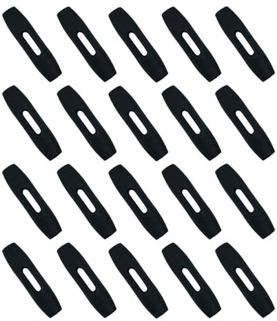Olive Form Kunststoffknöpfe Olive geformte Schnalle 1 Loch DIY Nähen Kunsthandwerk Häkeln Knopf Befestigung Zelt Klappen Verbinden innere äußere Zelt Schichten 20PCS