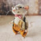 Cute Needle Felted Mouse, Christmas Wool Felt Mouse Ornament, Cute Felt Mice Figurine for Halloween Christmas Decor, Felted Christmas Mouse Semi-Finished Products DIY Material Kit (E)