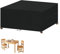 VANSHEIM Bâche Salon de Jardin Extérieur Imperméable Housse Table de Jardin,420D Tissu Oxford Bache Meuble Jardin Exterieur,Anti-UV Bâche de Protection Table de Jardin 140x100x75cm