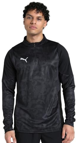 PUMA Herren Teamcup Training 1/4 Zip Top Crew Sweats (1er Pack)
