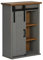 Genérico Wenjingqi Halden Kleiderschrank mit Schiebetür, 49 x 22,5 x 70 cm, Grau, Grau 4018439