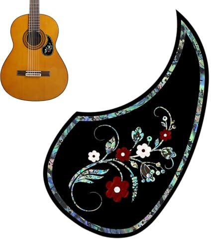 Gitarren Pickguard Saiteninstrument Kratzschutz Aufkleber | Hochfeste Schutzfolien als Ersatz für Gitarren Pickguard zur Pflege und Wartung von Instrumenten