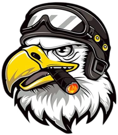 Decalcomanie Per Moto Vintage - Adesivi Per Auto Vintage | Adesivi Per Caschi Da Moto Impermeabili | Grafica Ad Alta Definizione | Confezione Di Adesivi Per Adulti Per Casco Adesivo Forte
