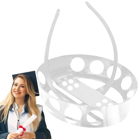 Graduation Cap Stirnband - Grad Cap Stirnband Einsatz | Einstellbarer Grad Remix sichert | Abschluss | Halter für Erwachsene High School