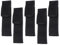 Abaodam 5Pcs Mini Flashlight Pouch Wear Resistant Torch Storage Bag for Use Electronic Torch Holder Black Color Durable Design for Neat Tidy Organization