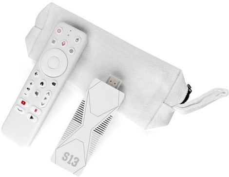 BOXPUT S13 Snap Android TV Stick 4K HDR, RK3518 Quad-Core | Android 14.0 | Telecomando vocale | Plug & Play