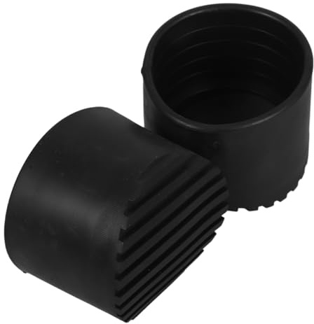 Artibetter Patins Antidérapants pour Pieds D’Échelle Télescopique Embouts Ronds Diamètre 64 MM Protection Caoutchouc Robuste Lot de 2 Pièces Accessoires pour Escabeau Pliant Usage