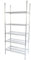 IQE-Storage Chromregal 460-G5X, extrem robustes Regal mit 5 Regalböden, LxTxH: 91 x 46 x 188 cm, Tragkraft: 1250 kg, 5 Etagen, Verchromt/Silber