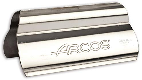 Arcos Gadgets Profesionales - Caja de 6 uds Pinza para Jamón Pinza para Fiambre - Acero Inoxidable 110 mm - Color Gris (6 uds)