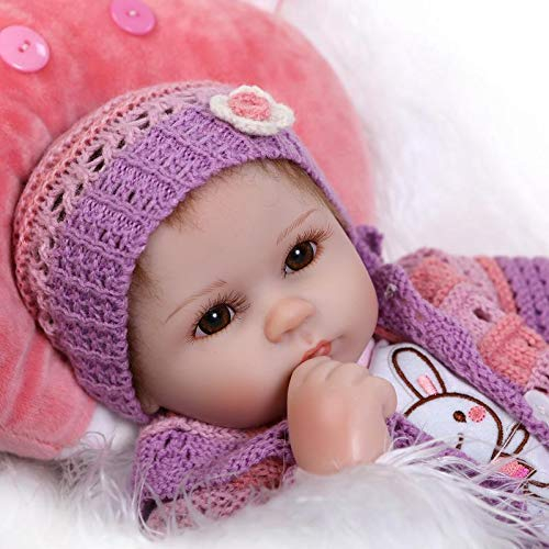 iCradle Schöne 17 Wahres Leben Reborn Baby Dolls Weiches Silikon Lebensechte Puppen Babys Handgemachtes Spielzeug Geschenk Bebe