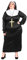 DEGUISE TOI - Déguisement grande taille bonne soeur femme - Robe - Coiffe - XXL - - Déguisements adultes - 100% polyester - Laver à la main - Carnaval