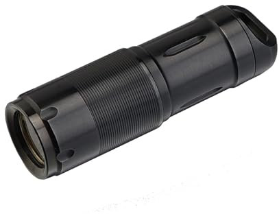 MecArmy X3S - Mini linterna EDC de mano con carga micro USB, linterna portátil recargable para llevar todos los días, 130 lúmenes, lámpara impermeable para exteriores (cobre) (X2S-Negro, MX2S-BK)