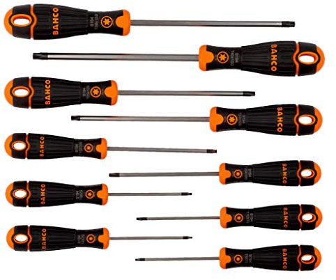 Bahco BHB219.210 Juego 10 Destorn Bahcofit Torx, Mediano