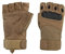 WALKER AND HAWKES - Fingerlose Handschuhe - für Jagd & Sport - rutschfest - Knöchelschutz - Hellbraun - XXL