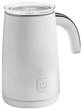 SMSOM Floro di Latte, piroscafo al Latte Elettrico con frotte Hot & coldmilk Funzione, scaldachiata e froterra per caffè, Latte, Cappuccino, caffè froterra, Bianco
